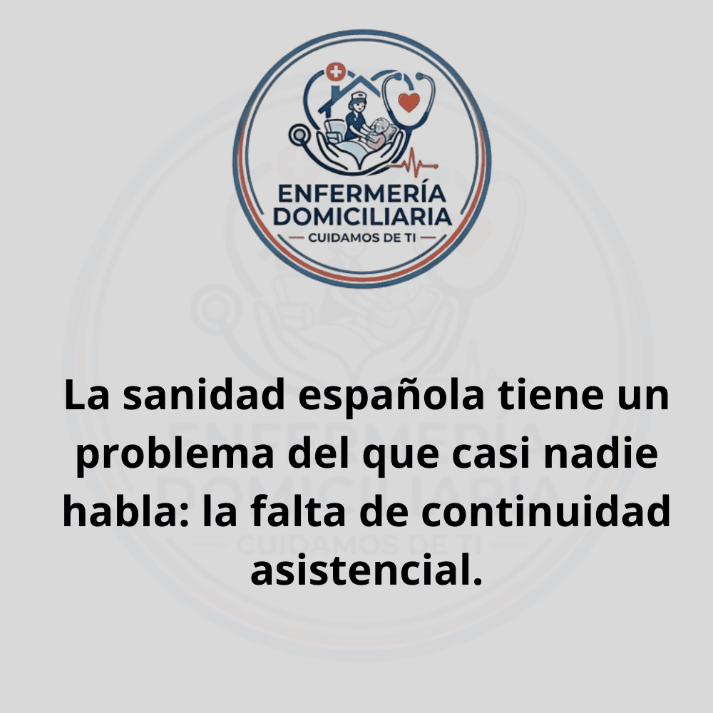 La sanidad española tiene un problema del que casi nadie habla: la falta de continuidad asistencial.